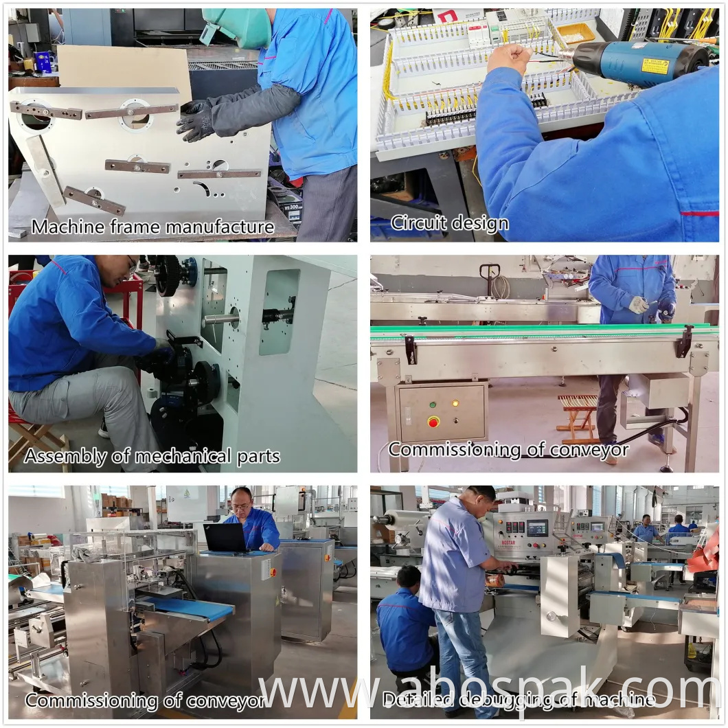 Shandong Qingdao Horizontal Type Fully Automatic Packing Line Packaging Machinery for Biscuit/ Cookie/ Snack/ Mooncake/ Small Food